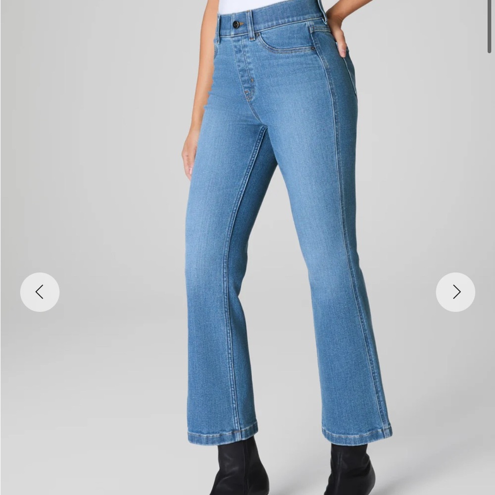 SPANX Cropped Kick Flare Women's Jeans